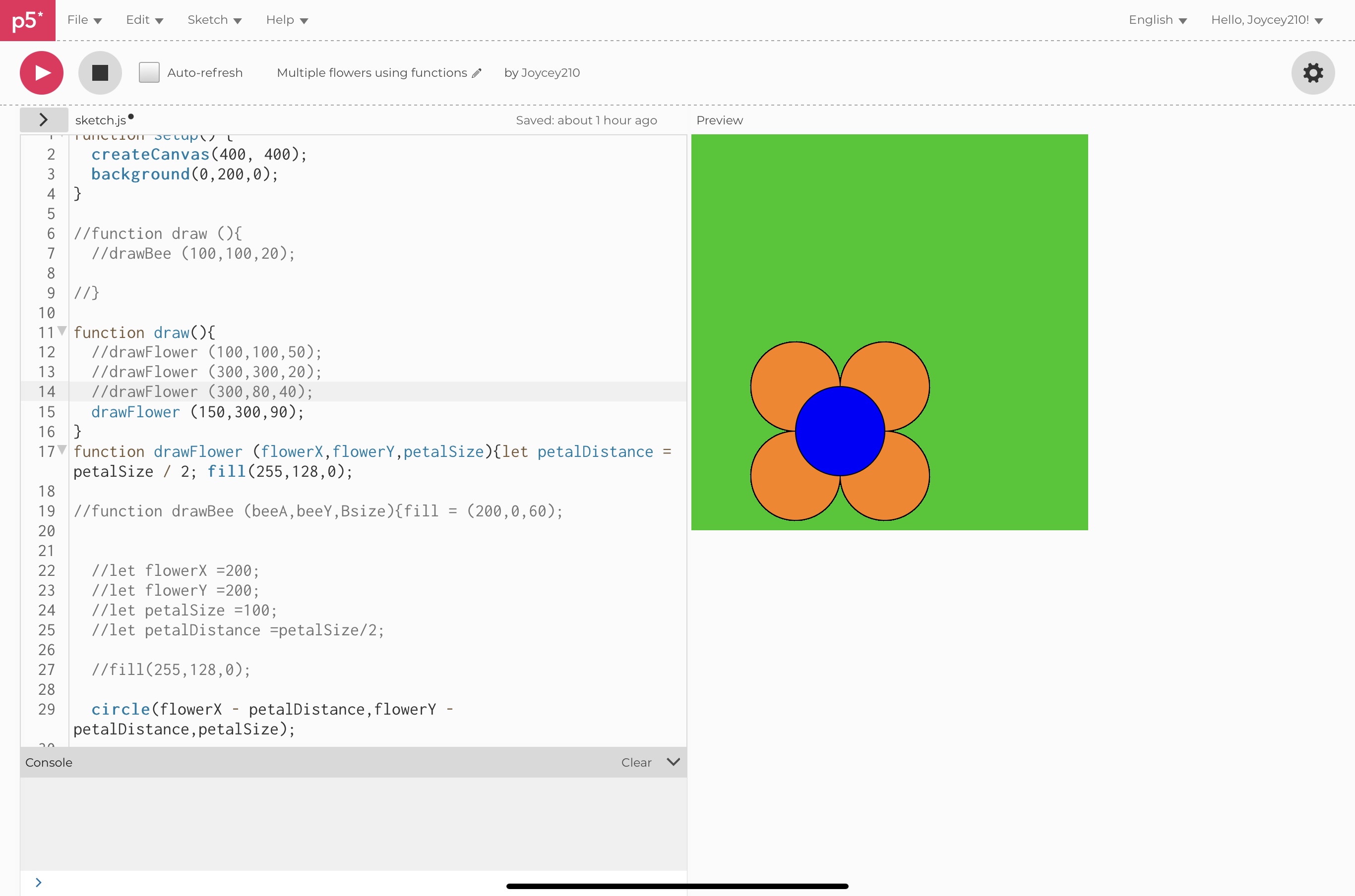 Creative Coding 1.3 Functioning Functions! – Designing, Educating ...